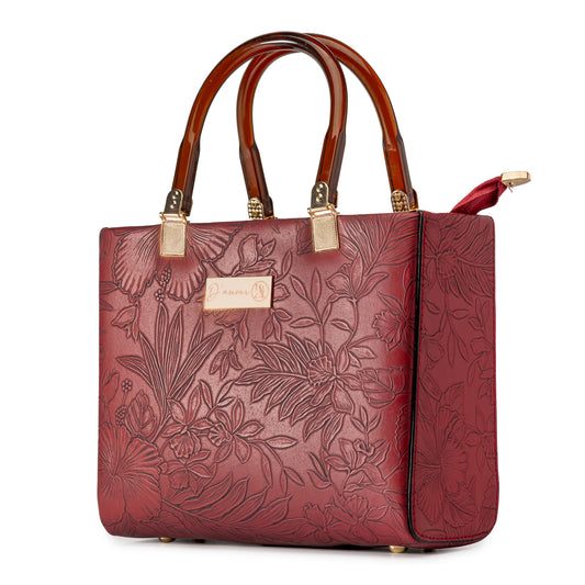 Serene Satchel Red