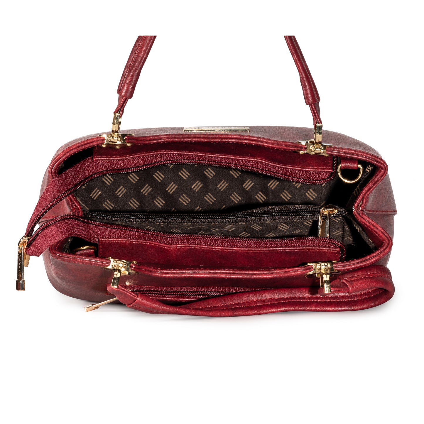 Taupe Treasure Cherry Red