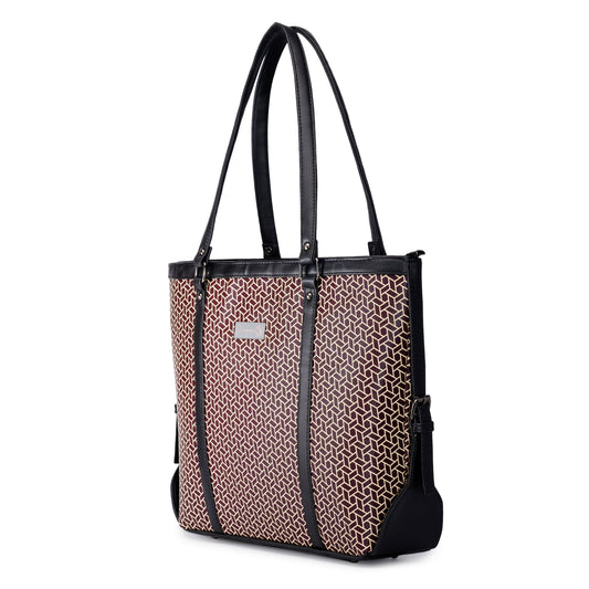 Mosaic Tote Brown