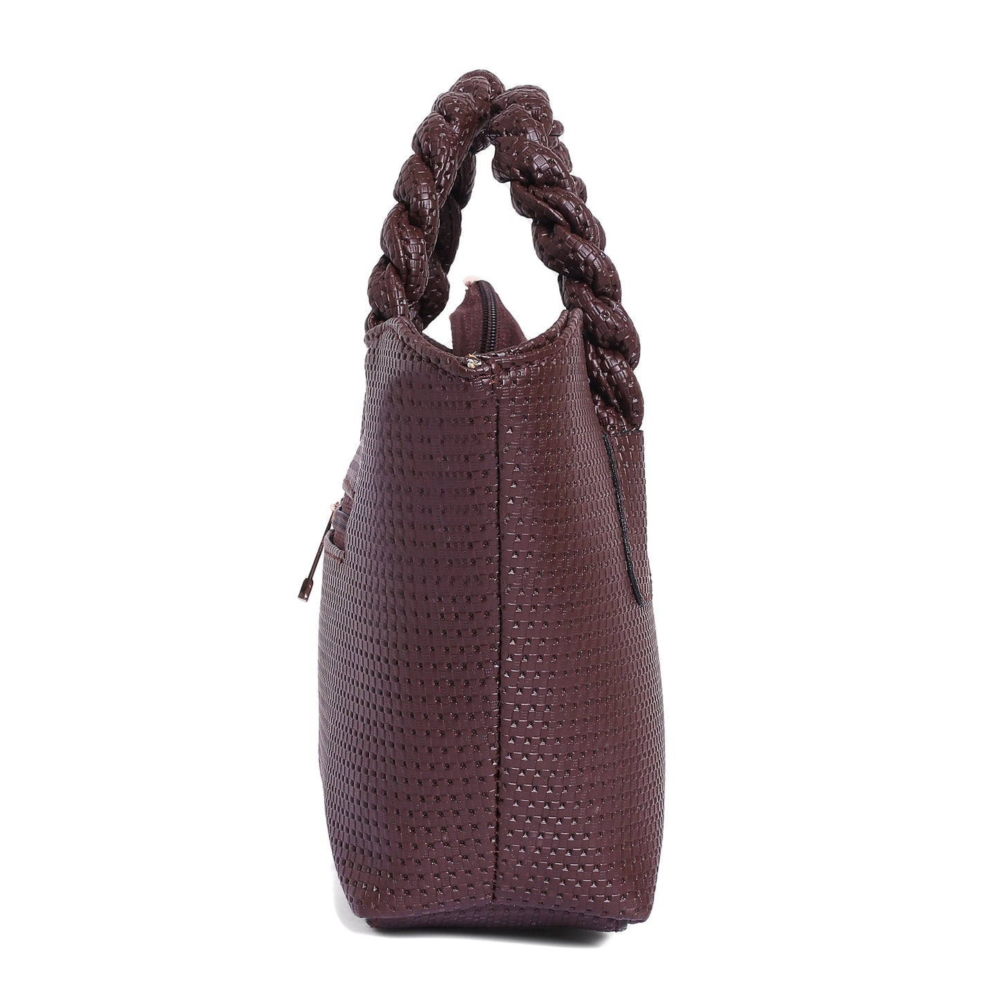 Woven Wedge Dark Brown