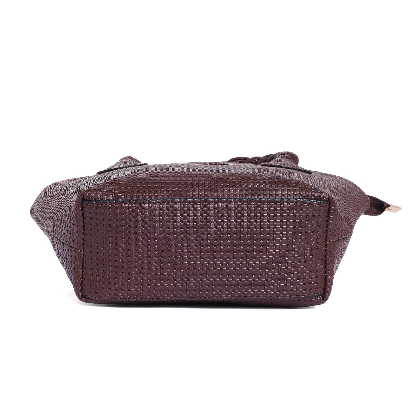 Woven Wedge Dark Brown