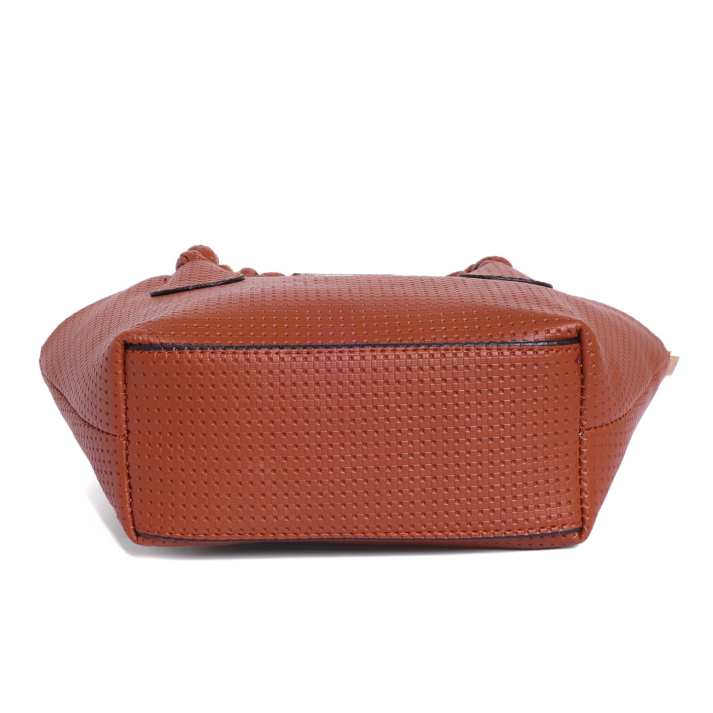 Woven Wedge Tan Brown