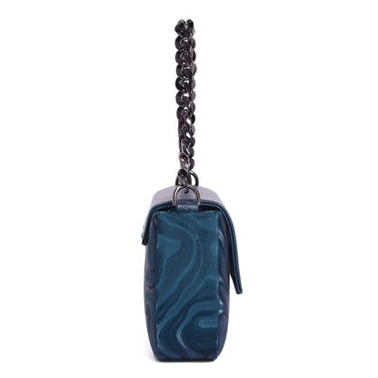 Swirl Luxe Teal Blue