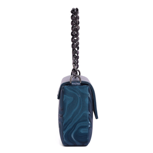 Swirl Luxe Teal Blue