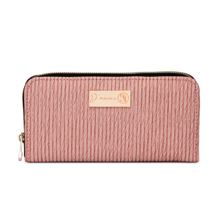 Groove Clutch Pink
