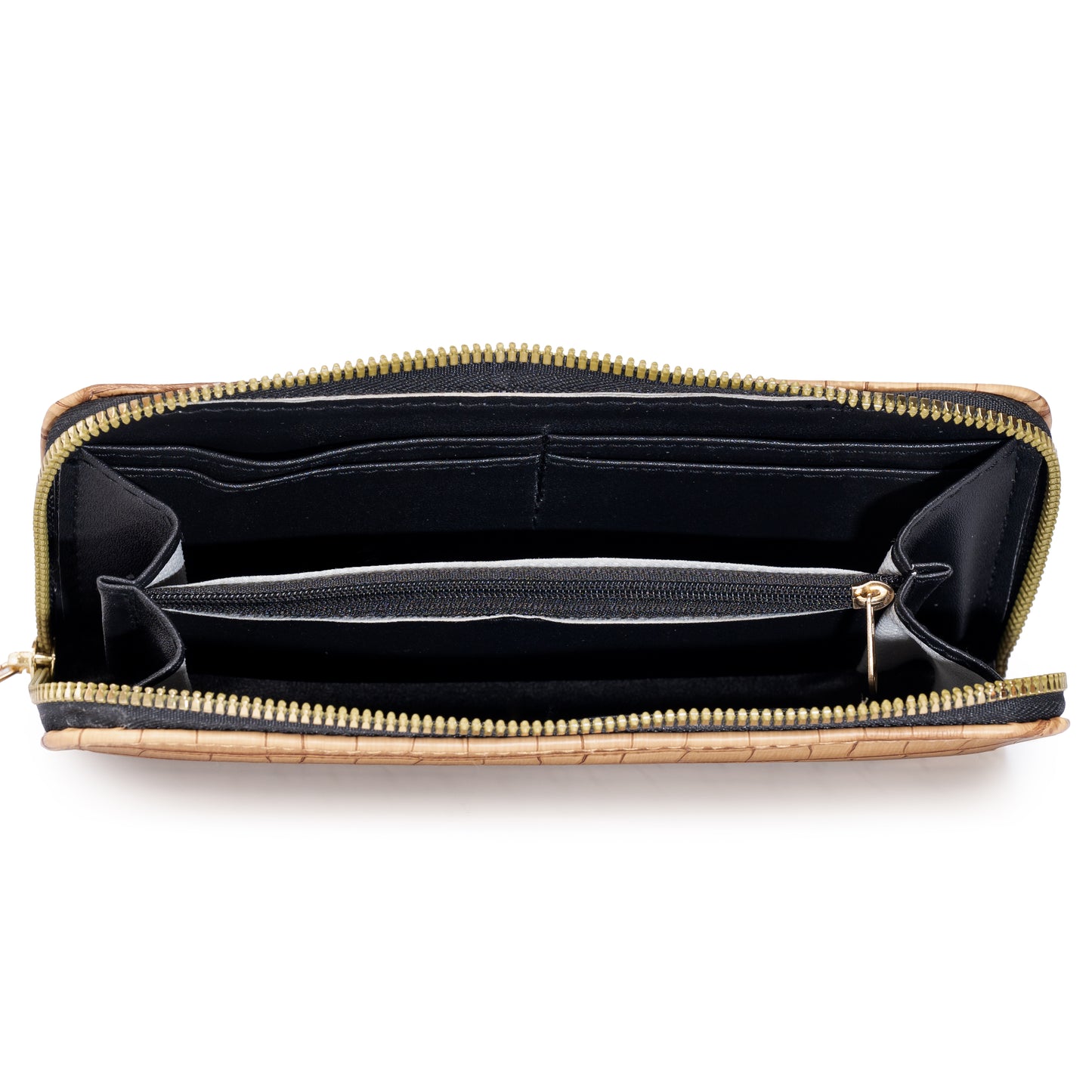 Croco Clutch Brown