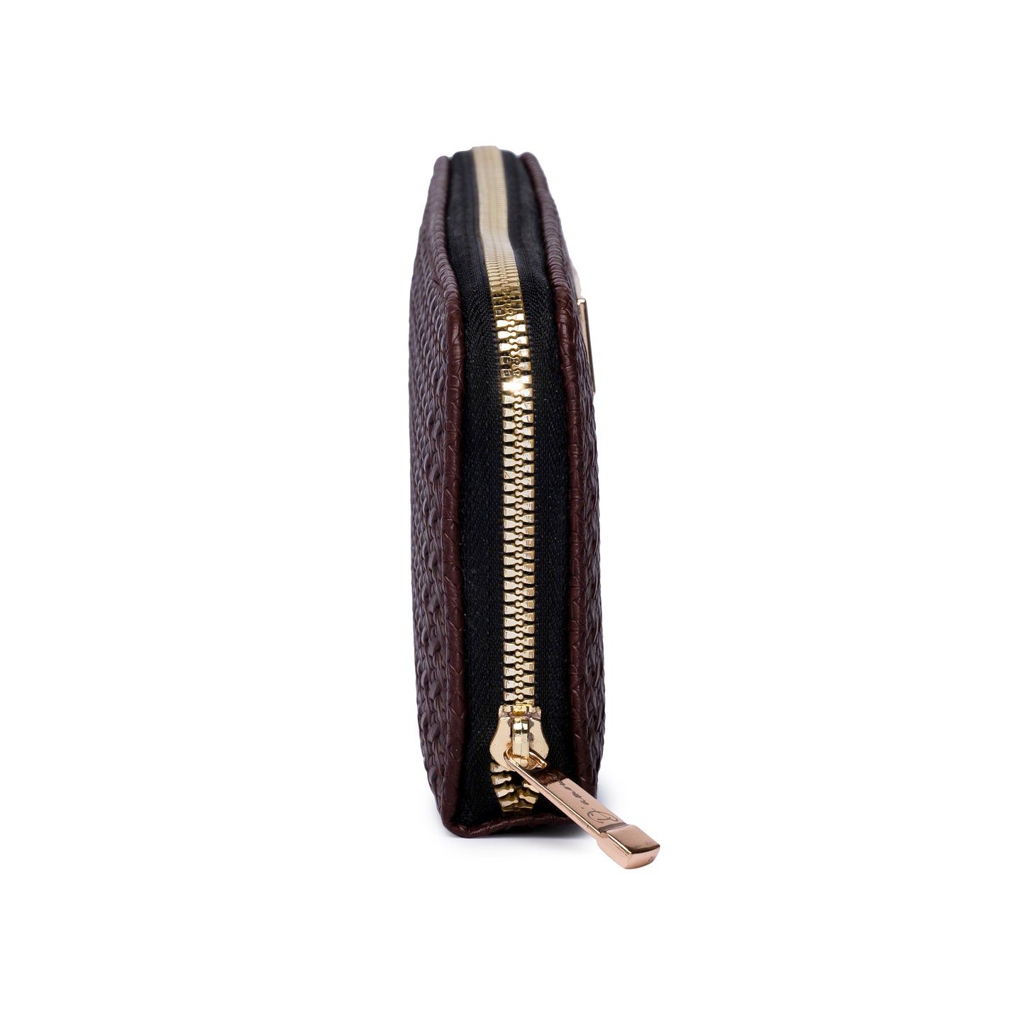 Chevron Clutch Dark Brown