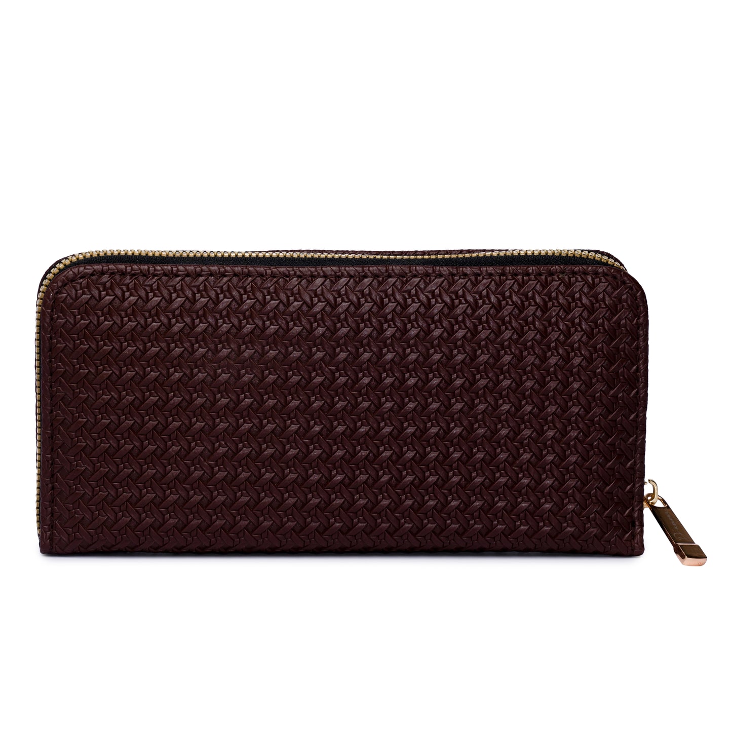 Chevron Clutch Dark Brown
