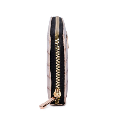 Croco Clutch Beige