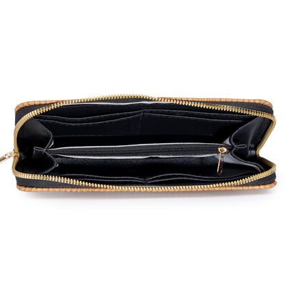 Croco Clutch Beige