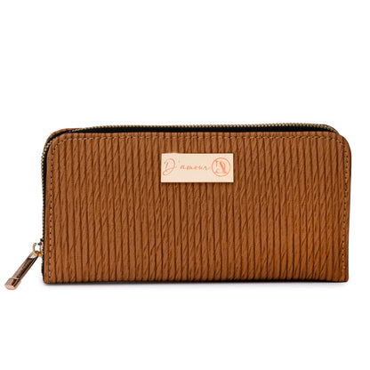 Groove Clutch Brown