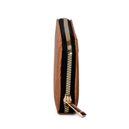 Groove Clutch Brown