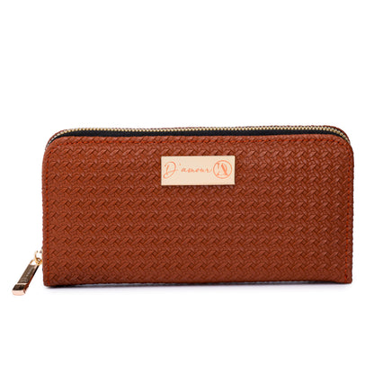 Chevron Clutch Brown
