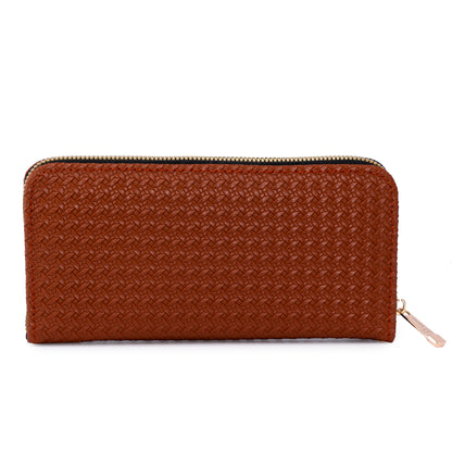 Chevron Clutch Brown