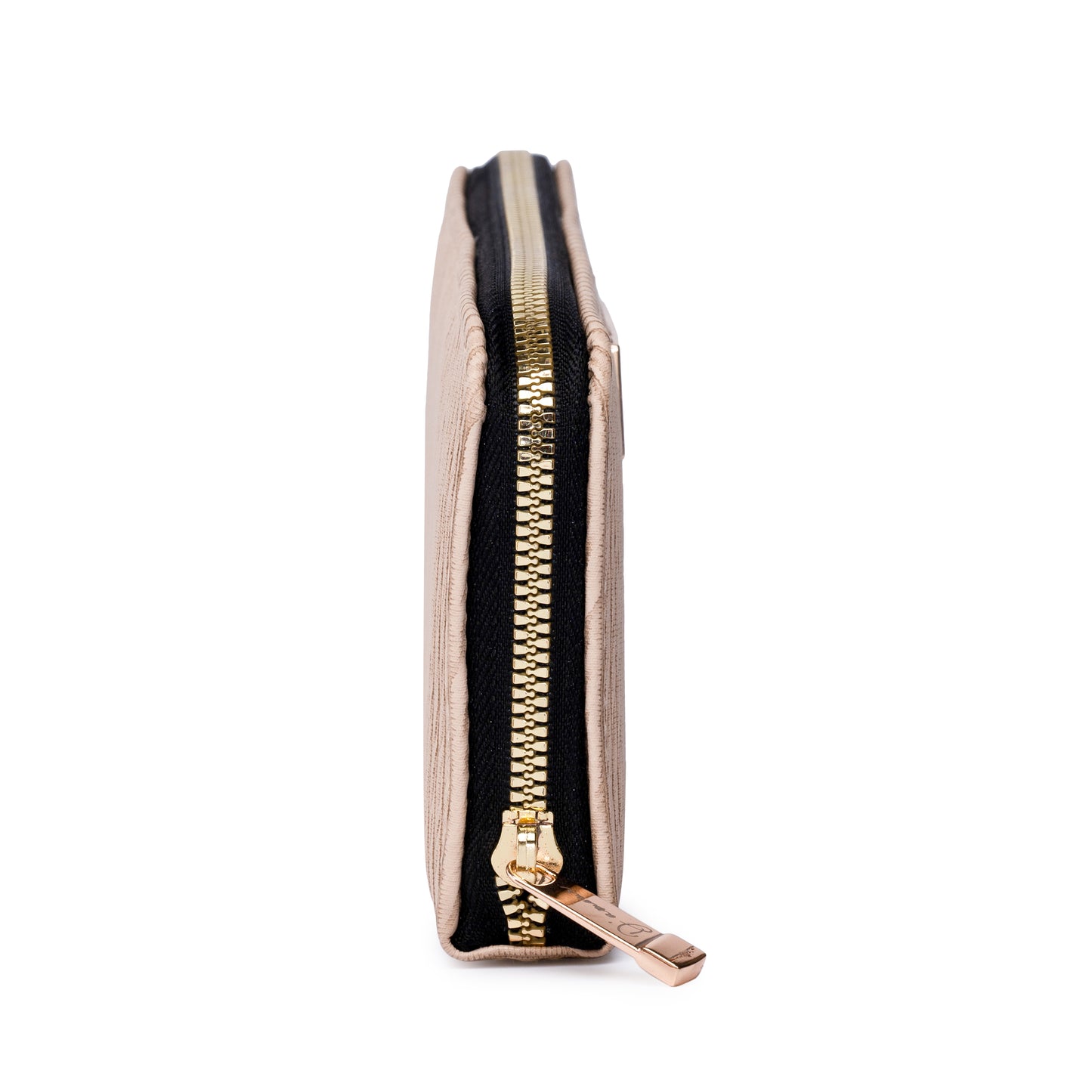 Groove Clutch Beige