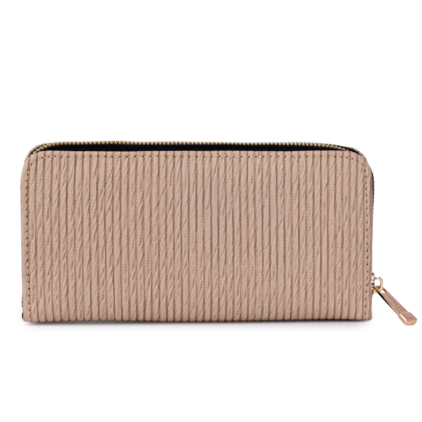 Groove Clutch Beige