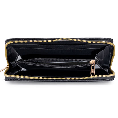 Croco Clutch Black