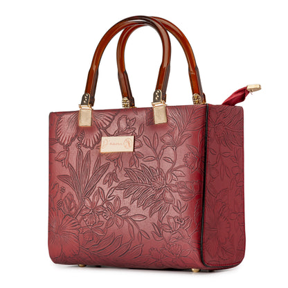 Serene Satchel Red