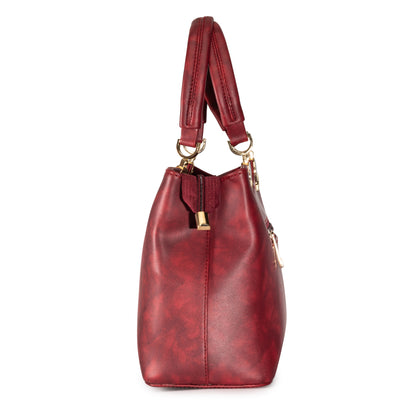 Taupe Treasure Cherry Red