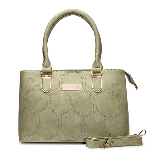 Light Green Star Light Satchel