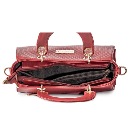 Red Quilted Queen