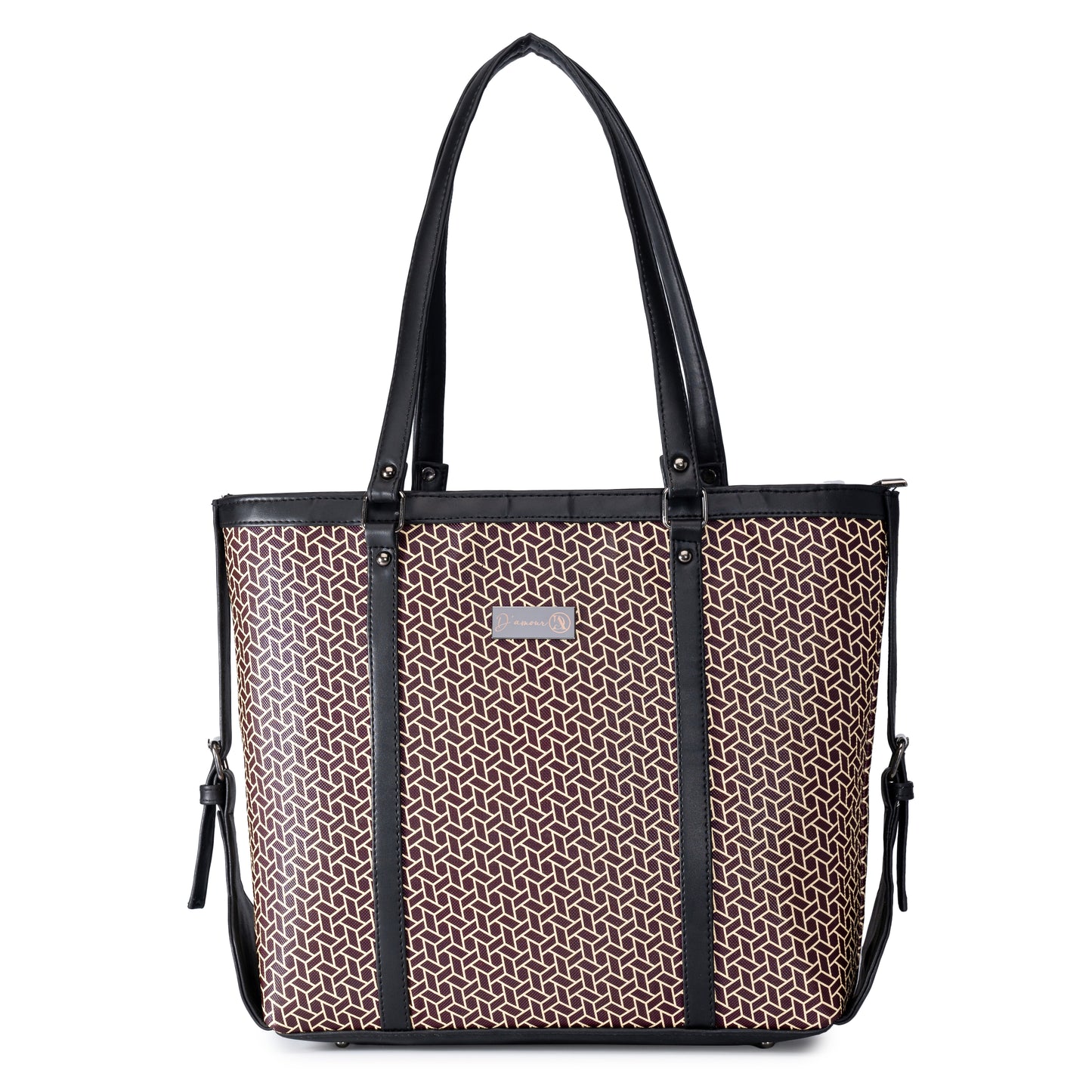 Mosaic Tote Brown