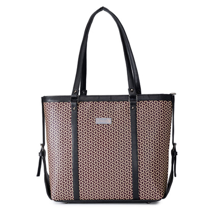 Mosaic Tote Brown