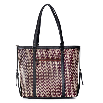Mosaic Tote Brown
