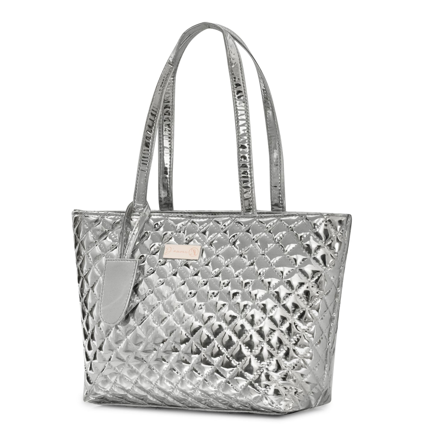Mirror Tote Silver