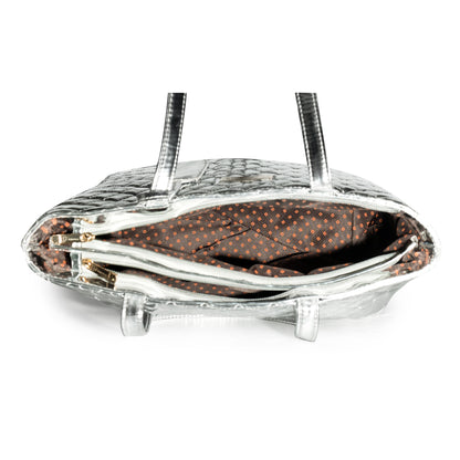 Mirror Tote Silver