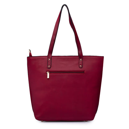 Bayou Tote Bag Maroon