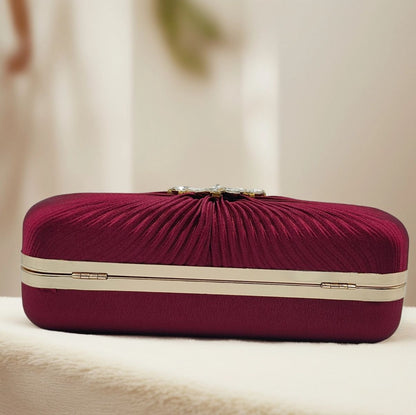 Radiant Bloom Maroon