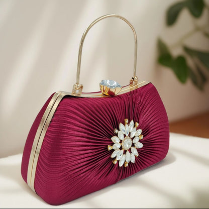 Radiant Bloom Maroon